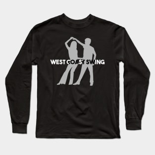 West Coast Swing Couple Design Long Sleeve T-Shirt